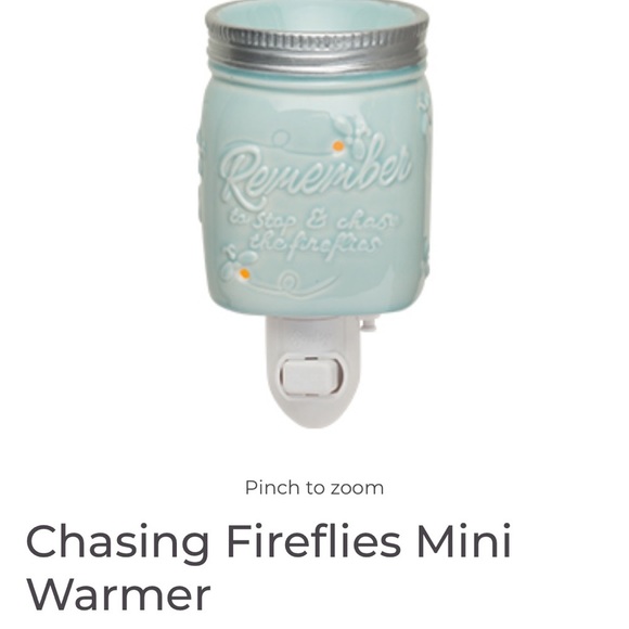 🩵 Scentsy chasing fireflies plug in wax warmer NEW! - Picture 1 of 5
